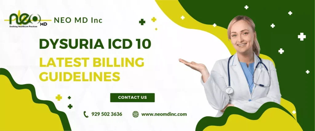 Dysuria ICD 10 Code Guidelines | NEO MD